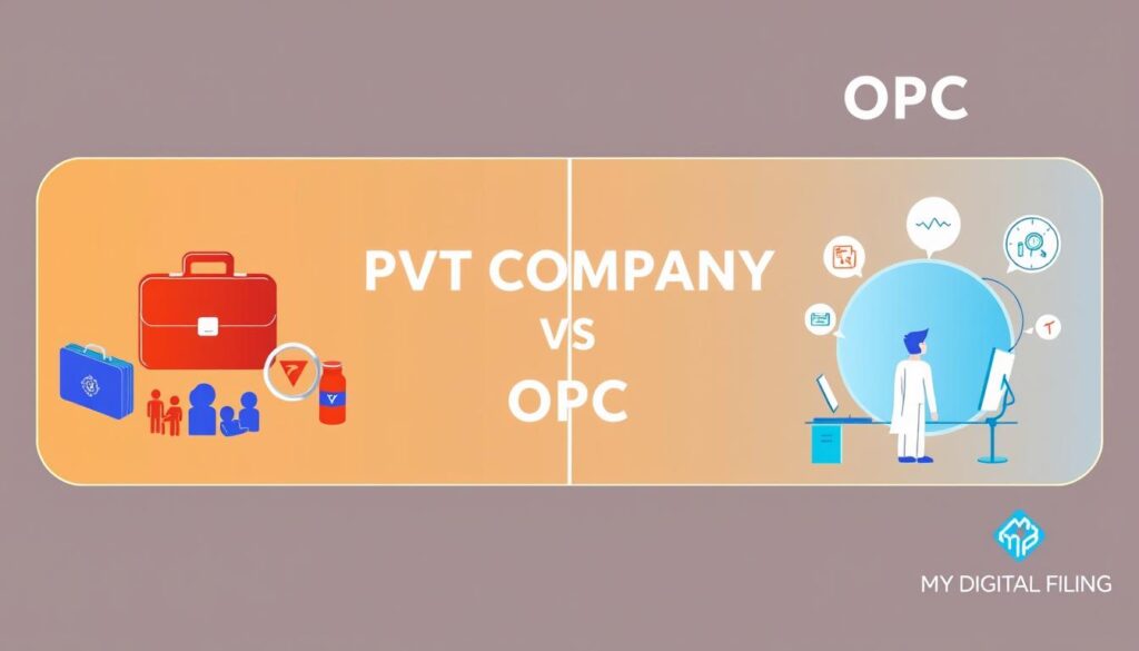 difference between private limited company and OPC