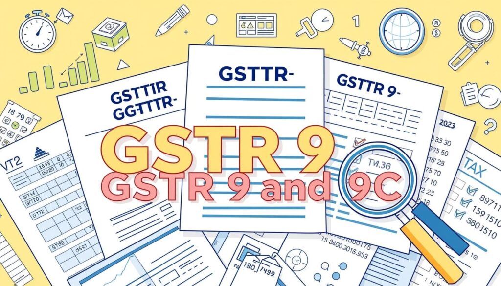 how to file gstr 9 and 9c for F.Y. 2023-24 online