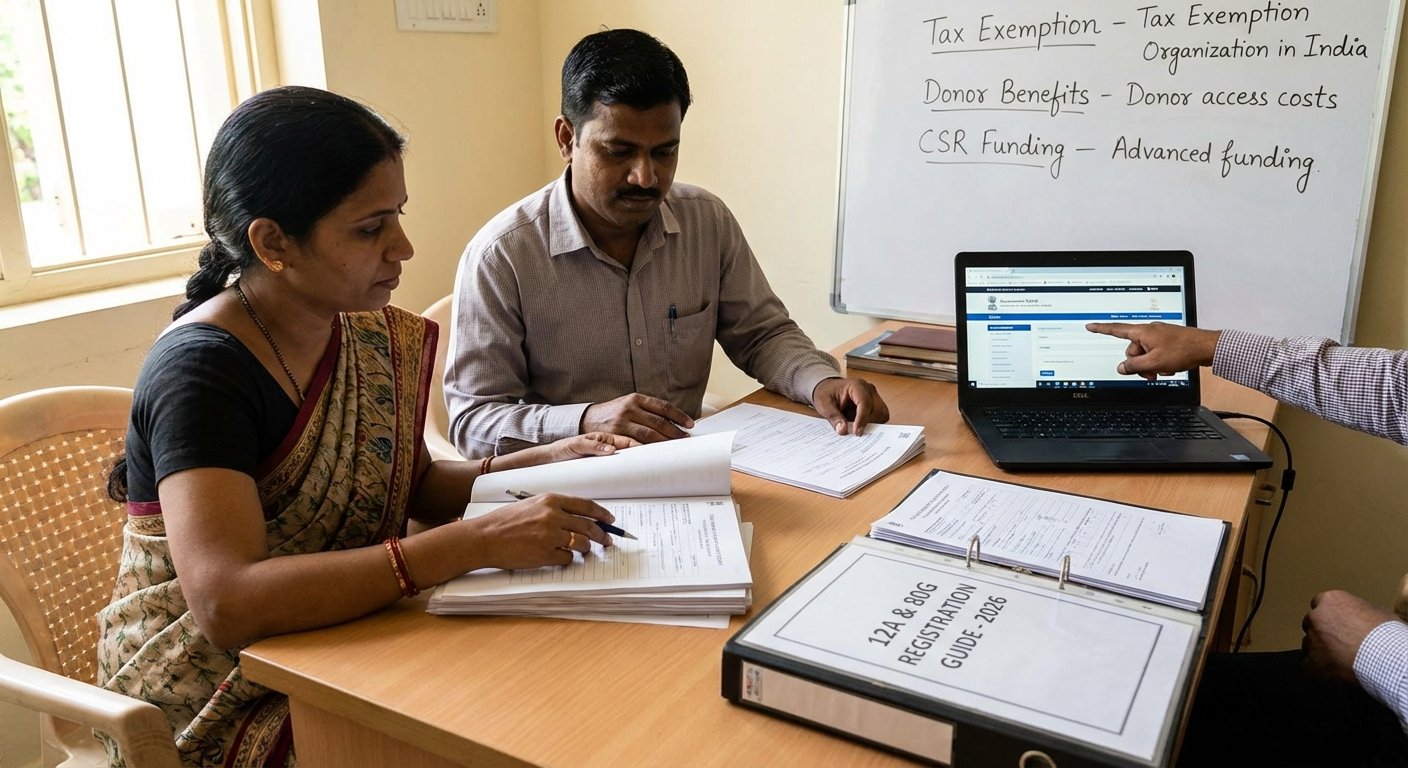 12A and 80G registration process for NGO 1768352340