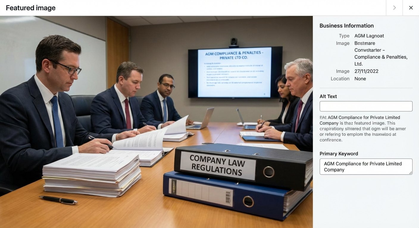 AGM Compliance for Private Limited Company: Rules and Penalties