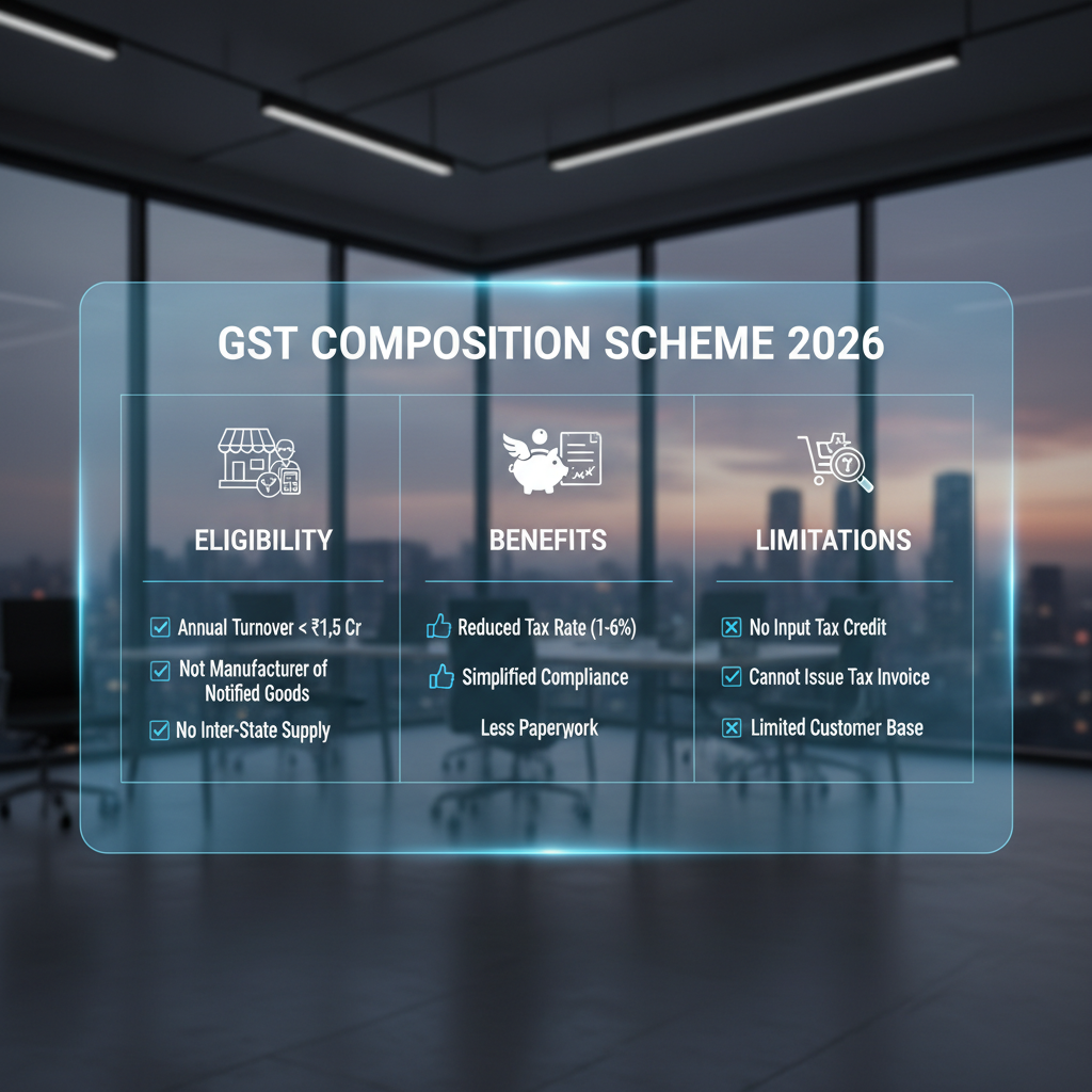 GST Composition Scheme Eligibility and Benefits 2026: A Comprehensive Guide for Small Businesses
