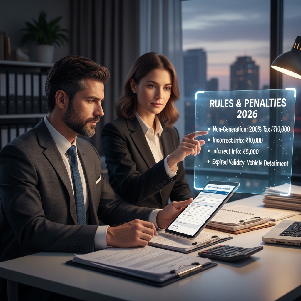 Comprehensive Guide to GST E-Way Bill Generation Rules India (2026) and Associated Penalties