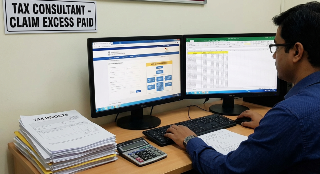 GST Refund Process: How to Claim Excess Tax Paid