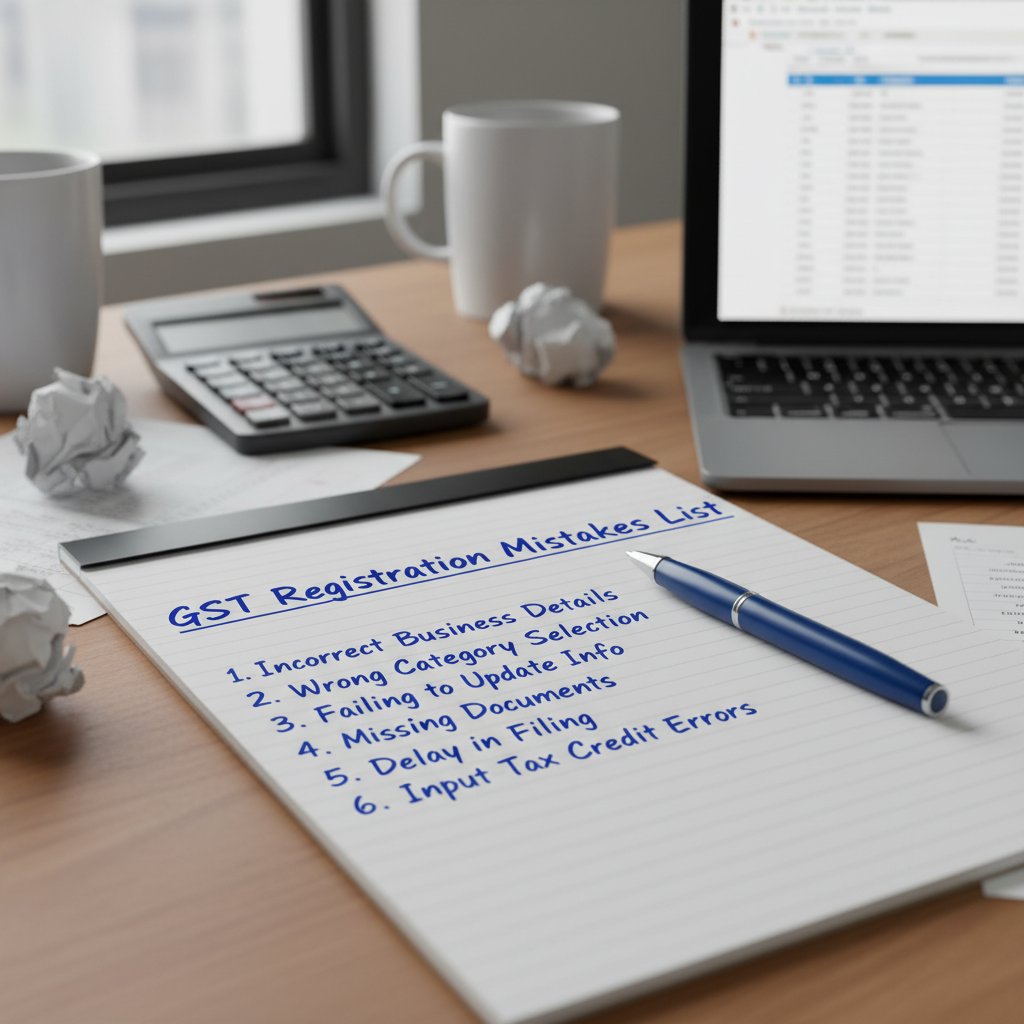 Comprehensive Guide to the GST Registration Mistakes List and How to Avoid Rejection