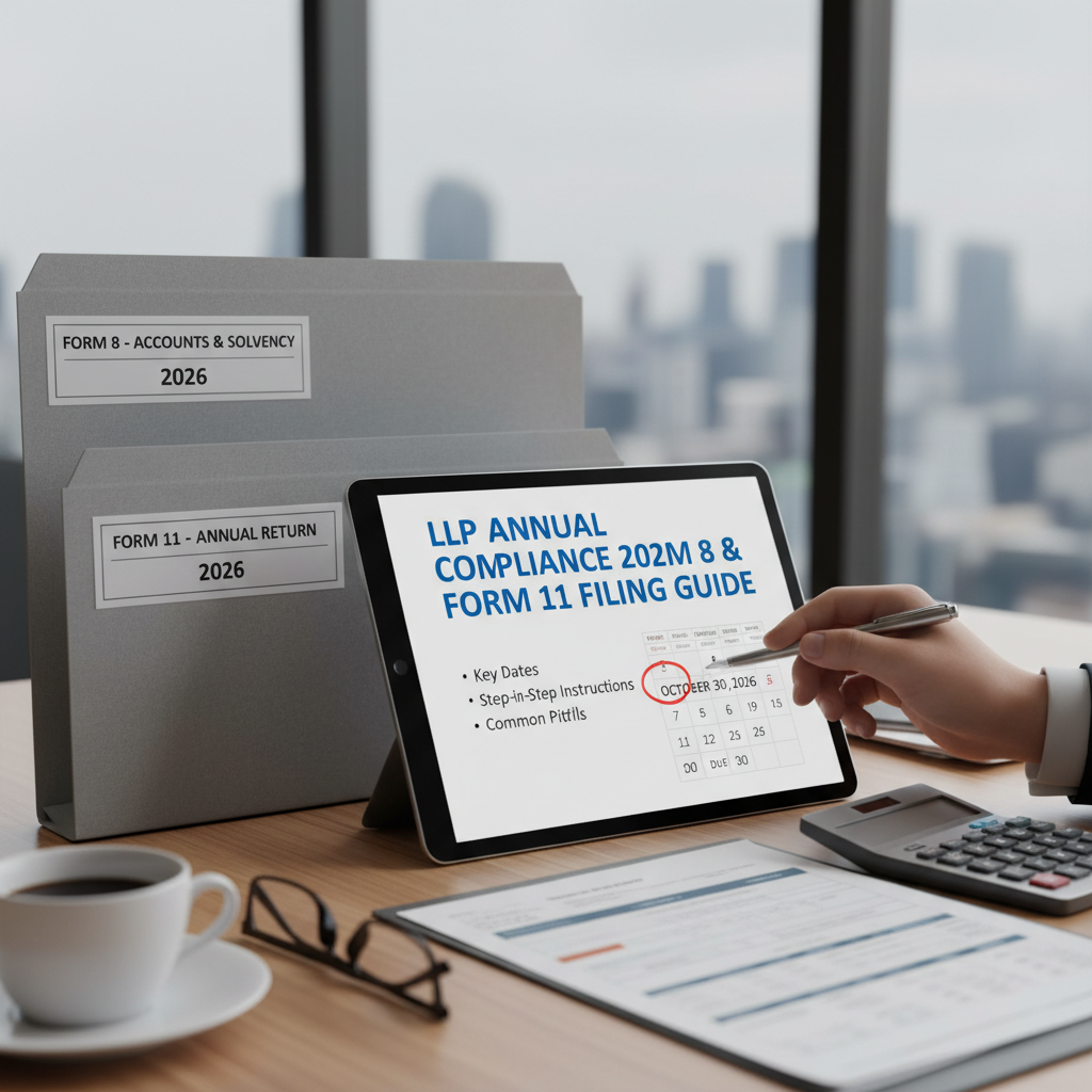 LLP Annual Compliance 2026: The Definitive Guide to Form 8 and Form 11 Filing