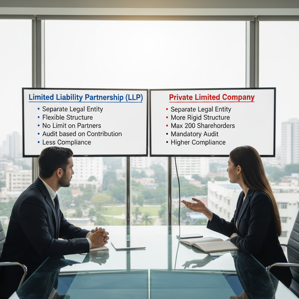 LLP vs Private Limited: The Definitive Guide to Choosing Your Business Structure in India