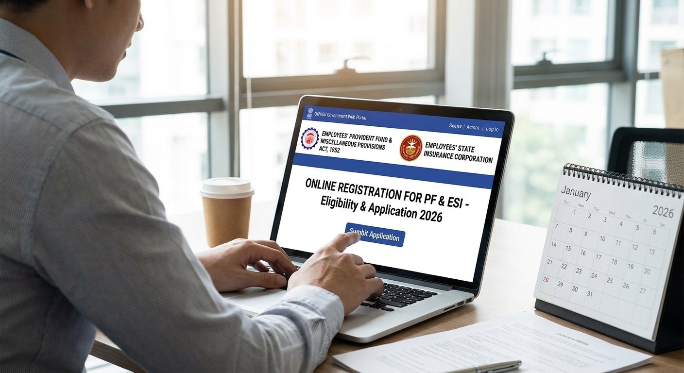 PF ESI registration online process India 1768265899