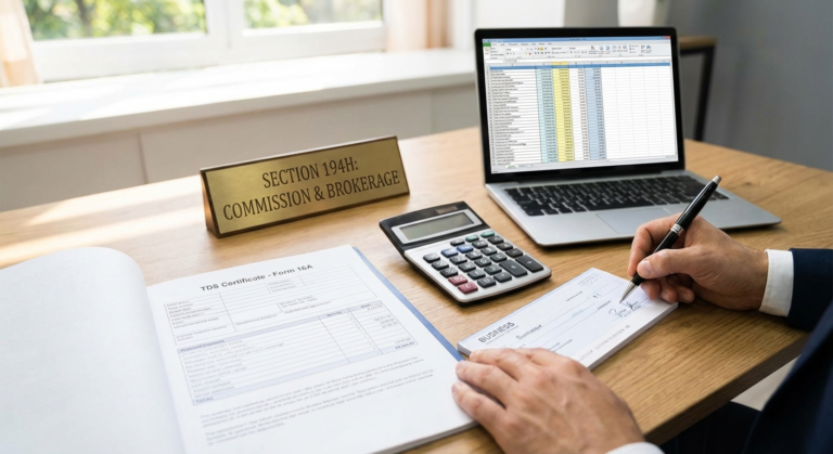 Section 194H: TDS on Commission & Brokerage Guide (2026)