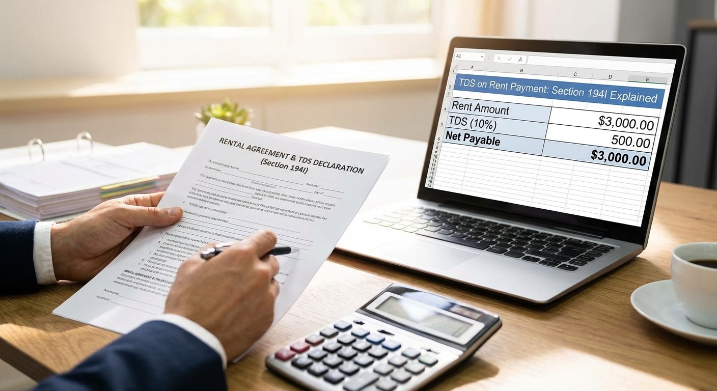 TDS on rent payment section 194I 1768222718