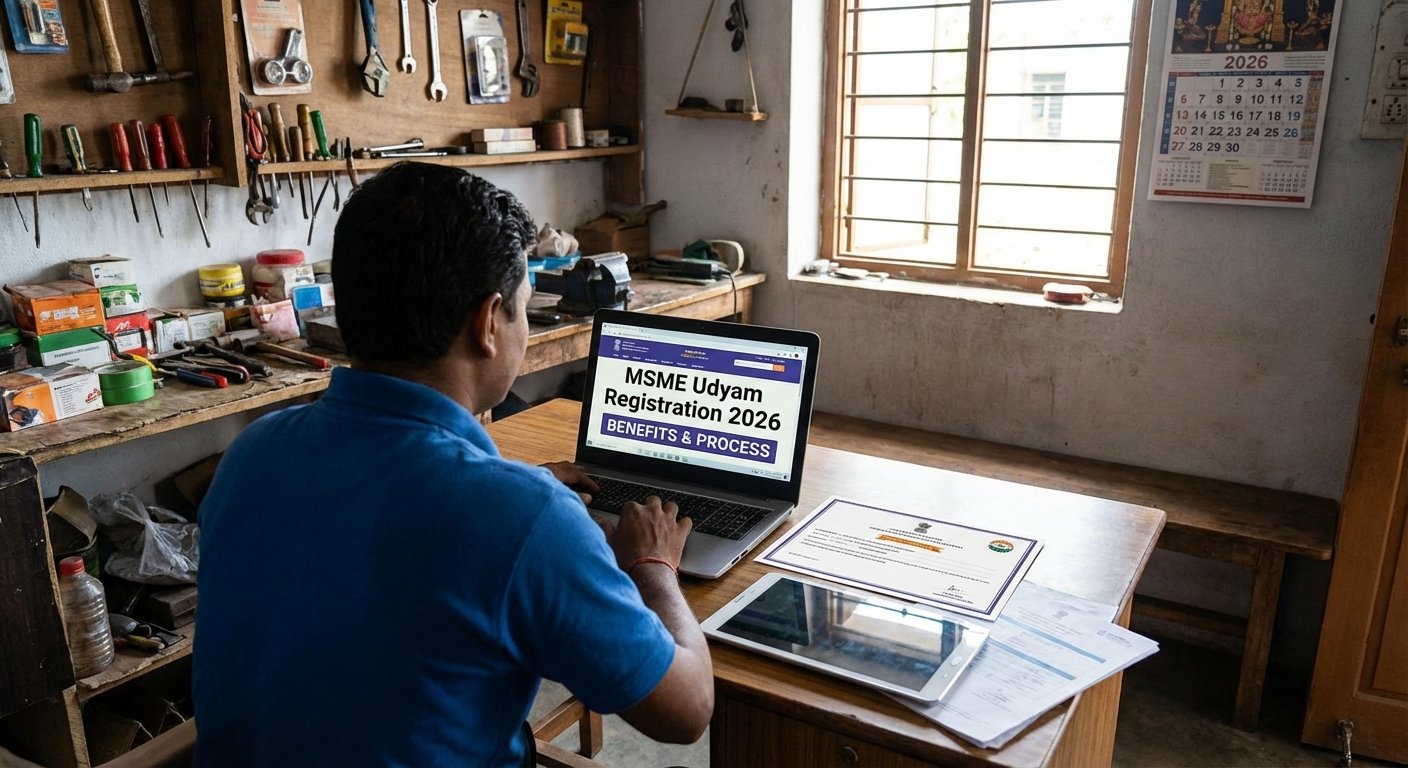 MSME Udyam Registration Benefits and Online Process 2026