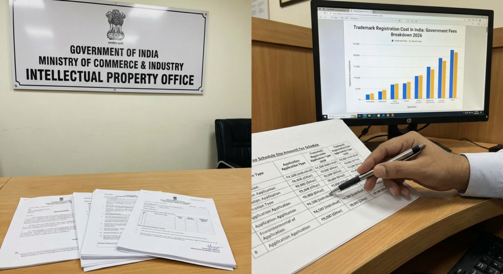 Trademark Registration Cost in India: Government Fees Breakdown 2026