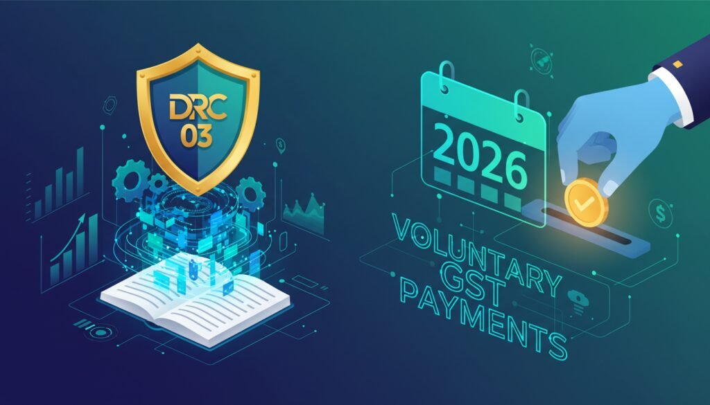 DRC 03 - Mastering DRC 03: The 2026 Guide to Voluntary GST Payments