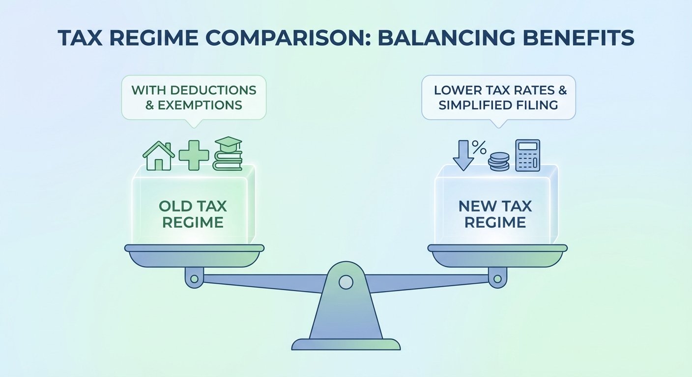 Income Tax Return Filing India: The Ultimate 2025 Expert Gui 1 Comparison of New vs Old Tax Regime for income tax return filing India