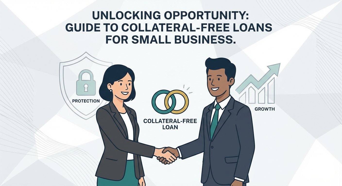 Small business owner receiving collateral-free loan benefits under MSME scheme