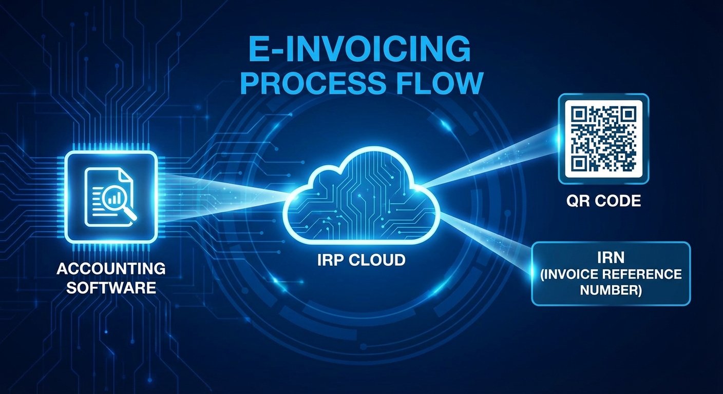 11 Critical GST Invoicing Rules: 2025 India Guide (Rule 46) 2 Process flow of e-invoicing under GST invoicing rules