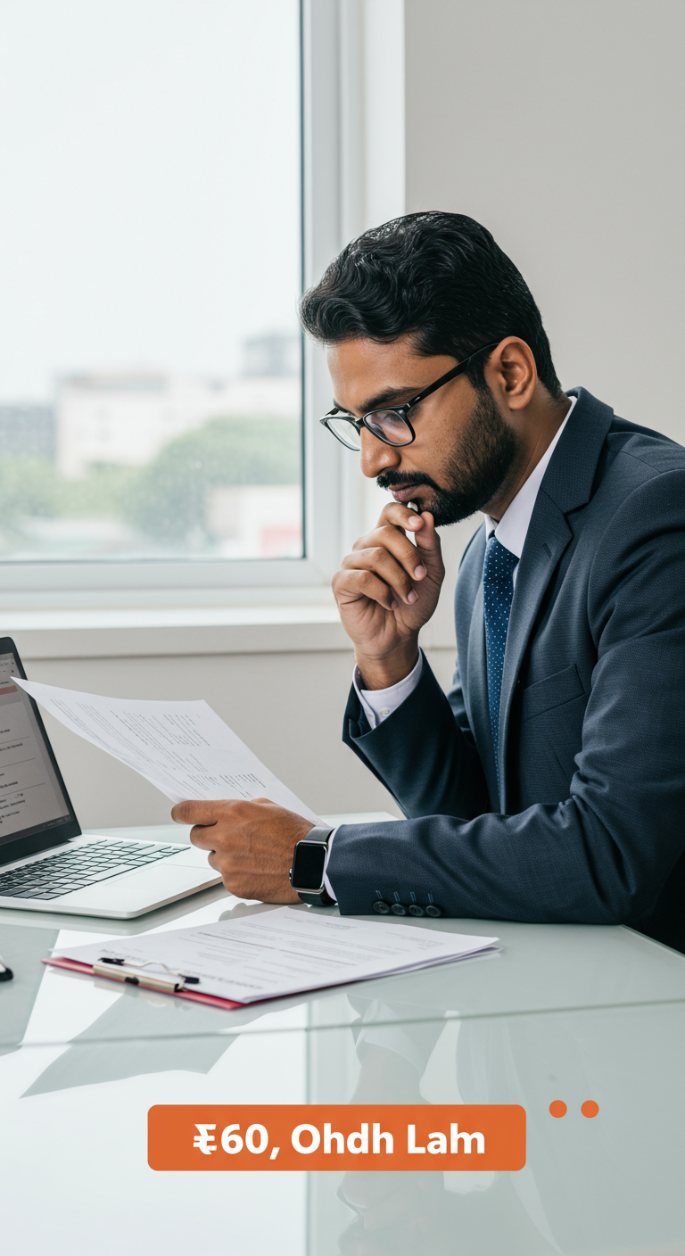 You’re about to approve a purchase order for ₹60 lakh.