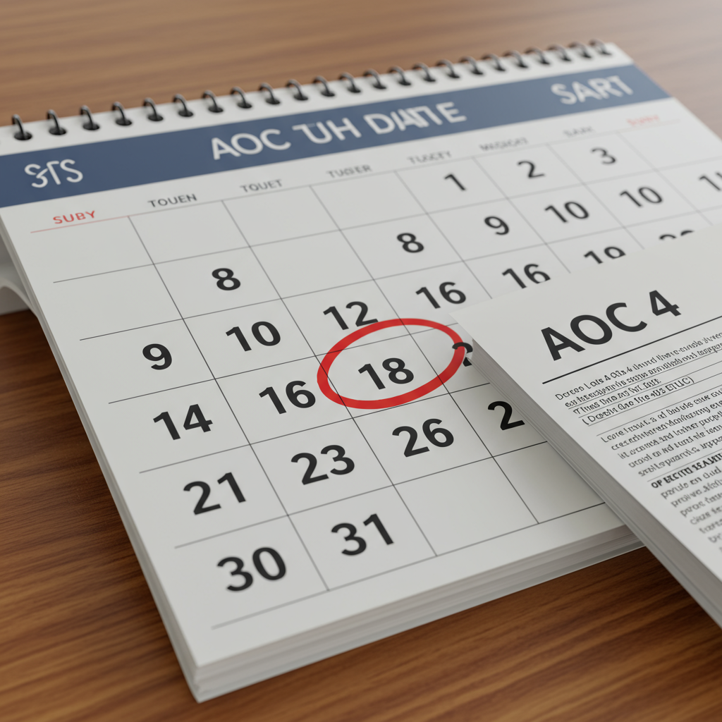 AOC 4 Due Date 2024: Your Ultimate Guide to Timely Filing & Penalties