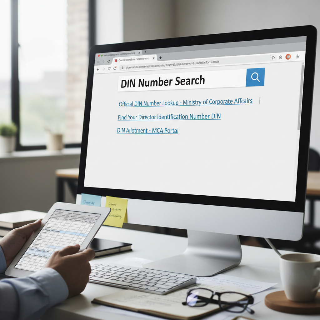 DIN Number Search: 5 Essential Steps to Verify Director Details in 2024