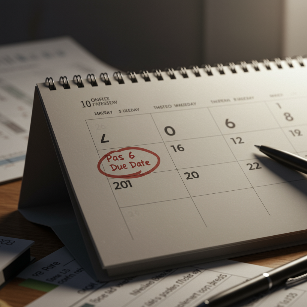 PAS-6 Due Date 2024: The Ultimate Guide to Timely Compliance