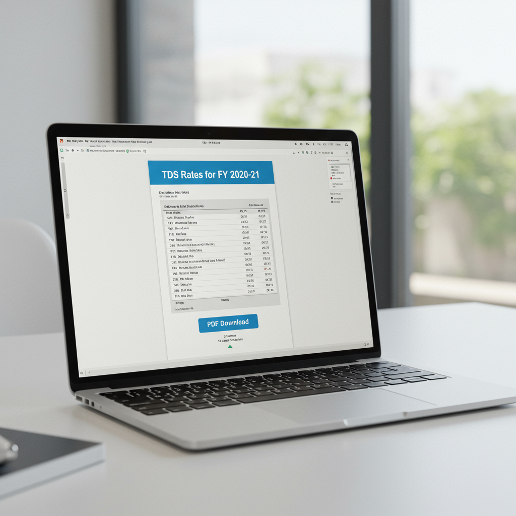 The Ultimate 2024 Guide to TDS Rates for FY 2020-21 (PDF Download Info)
